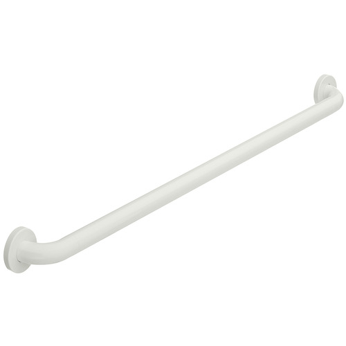 Grab Bar, with Center Support 36" 914 mm HEWI 801 Series, Pure White, 914 mm (36") Length Pure white