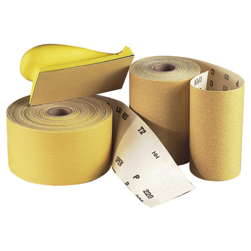 Hafele 005.32.670 Abrasive Paper Roll, 4 1/2" Aluminum Oxide, PSA P80 P80