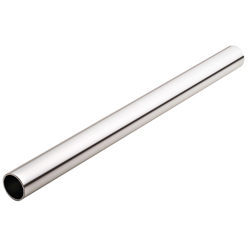 Round Wardrobe Tube with Supports, TAG Synergy Collection 47 15/16" Polished chrome, 47 15/16" Polished chrome