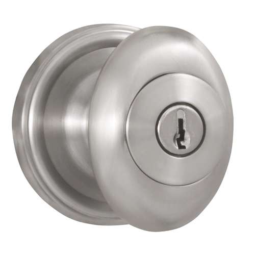 Weslock 00640JNJNSL23 Julienne Entry Lock with Adjustable Latch and Full Lip Strike Satin Nickel Finish