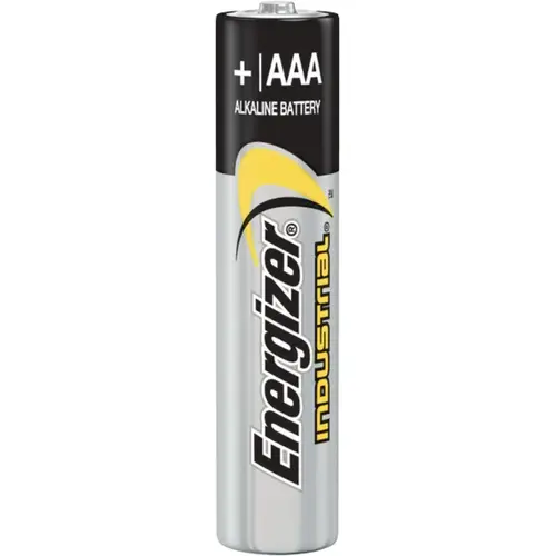 Energizer Industrial Battery, Alkaline, AAA, 1.5v 4 pack, Model AAABATEN