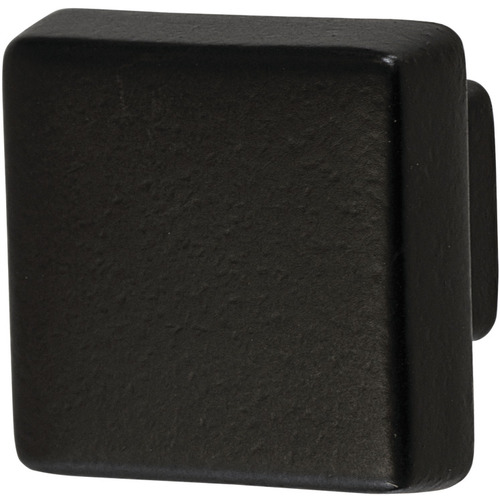 Knob, Blackrock, BP55271BBR 27 mm 30 x 30 mm Zinc alloy, Black, Length: 30 mm, Width: 30 mm, Height: 27 mm Black