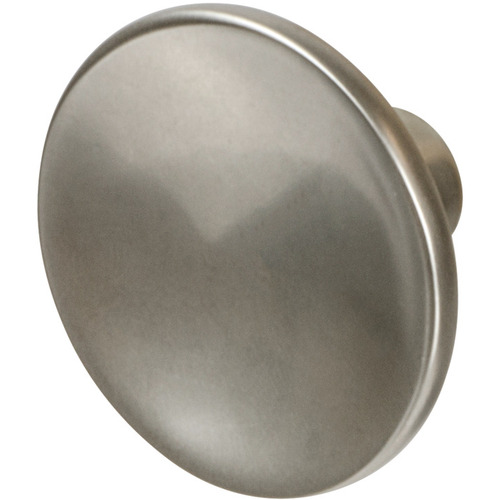 Knob, Elite Zinc alloy, matt, Nickel plated, Height: 21 mm, Knob diameter: 38 mm Nickel plated, matt