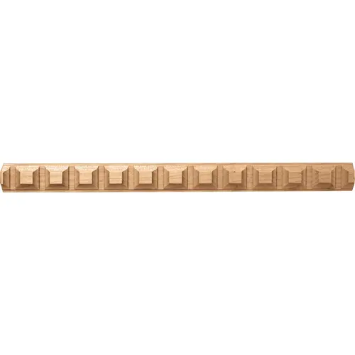 Moulding, Dentil 15/16" x 11/32" x 96" (H x D x L) Cherry Cherry