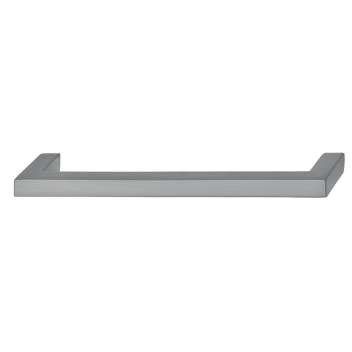 Handle, Zinc 128 137 x 28 mm Vogue Collection, Stainless steel look, 128 mm CTC Stainless steel colored