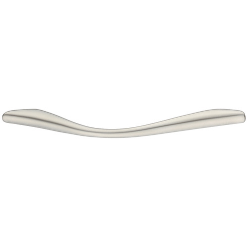 Handle, Zinc 128 158 x 25 mm Matt nickel, 128 mm CTC Nickel plated, matt