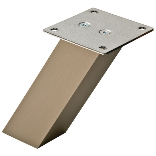 Countertop Support, Square 60 degree Angled 170 mm Height: (6 11/16") 170 mm Stainless steel effect