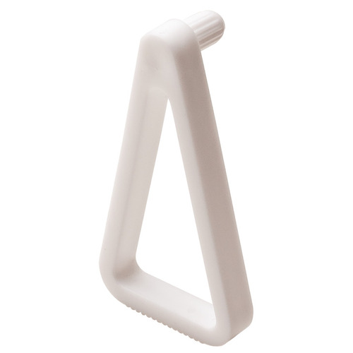 Hafele 282.28.730 Shelf Hold-Down, for 19 mm Shelf, diameter 5 mm Plastic, for shelf thickness 16 mm, White White