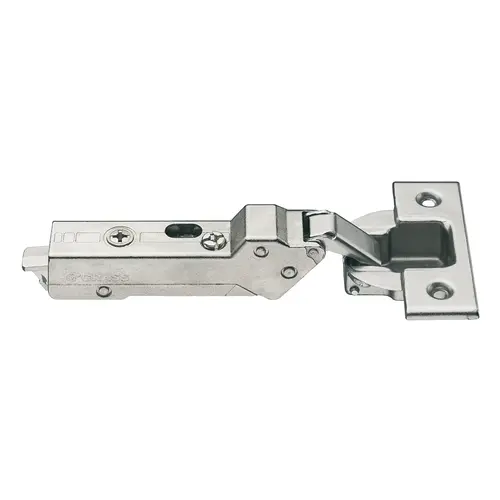 Concealed Hinge, Grass TIOMOS, 110 degree Opening Angle, Half Overlay/Twin Mounting for screw fixing 45/9.5 Without soft closing mechanism, With automatic opening mechanism (Push) Nickel plated