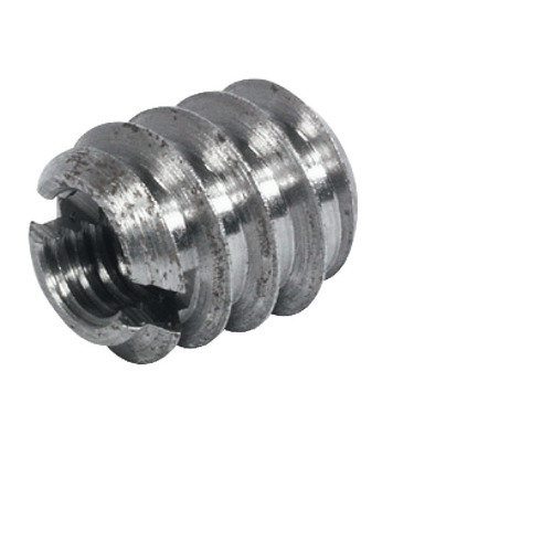 Screw-In Socket, with Screwdriver Slot 8.00 mm M4 8.00 mm External thread diameter: 8 mm, internal thread: M4, length: 8 mm Zinc plated