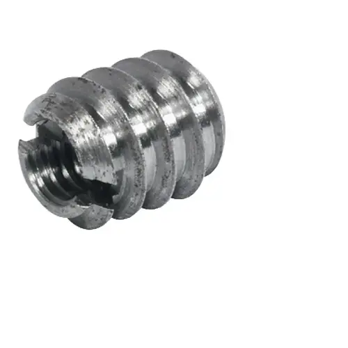 Screw-In Socket, with Screwdriver Slot 14 mm 12 mm M8 15 mm External thread diameter: 14 mm, internal thread M8, length: 15 mm Zinc plated