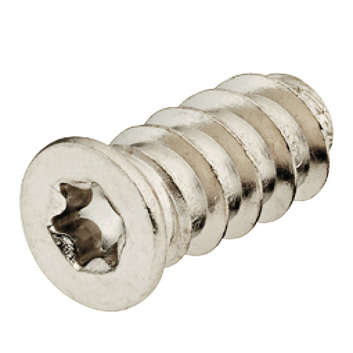 Euro screw, Varianta 10.5 mm Nickel plated, length: 10.5 mm, drive: TS20 T-star drive, Orga-Box Nickel plated