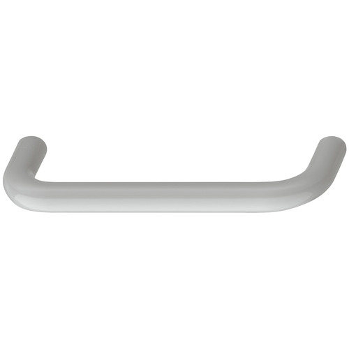 Handle, Polyamide 96 106 x 35 mm HEWI, Dim. A: 106 mm, dim. B: 35 mm, dim. C: 96 mm, glossy light grey light gray, glossy