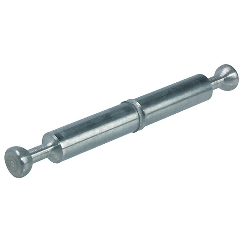 Double-Ended Bolt, Hafele Minifix, with ridge, bolt hole 7 mm Zinc-plated, drilling dimension B: 34 mm Zinc plated