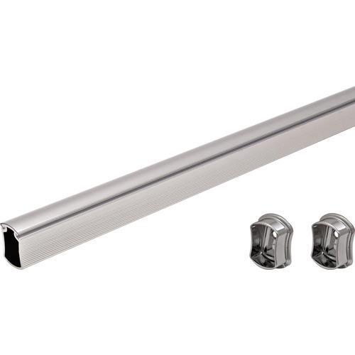 Wardrobe Tube with End Supports, TAG Signature Collection 35 3/4" 35 3/4", polished chrome Polished chrome