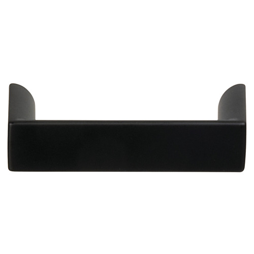 Handle, Zinc 64 72 x 28 mm Affinity Collection, matt black , 64 mm CTC Black, matt