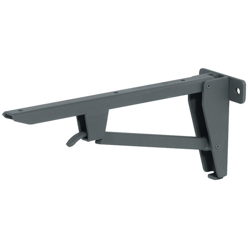 Folding Table Bracket, Hebgo, Light-Duty 480 mm 152 mm Steel, Dimensions (AxBxC): 480 x 82 x 152 mm, gray primed Gray, primed