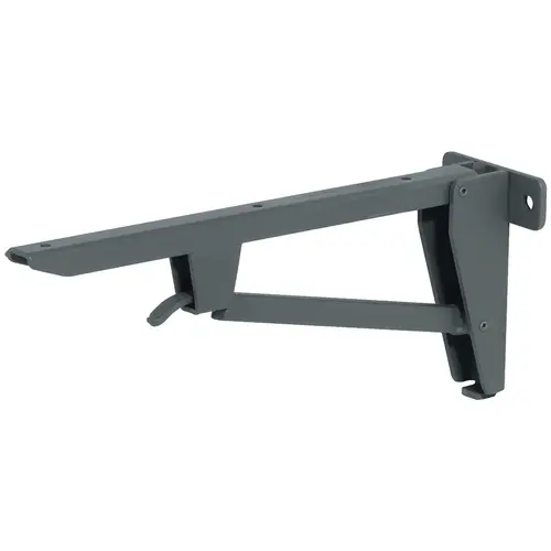 Folding Table Bracket, Hebgo, Light-Duty 380 mm 134 mm Steel, Dimensions (AxBxC): 380 x 82 x 134 mm, gray primed Gray, primed