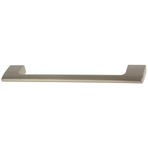 Handle, Zinc 160 178 x 11 mm Amerock Riva Collection, 160 mm CTC Nickel plated, satin-finish