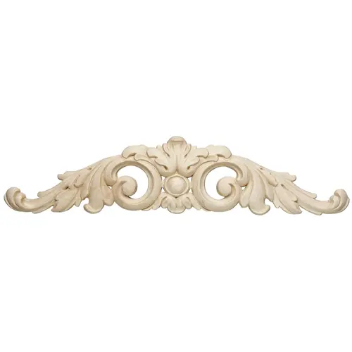 Onlay, 20" x 4 1/2" x 5/8" (W x H x D) Maple Maple Acanthus Collection, Maple