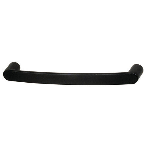 Handle, Zinc 96 108 x 24 mm Rift Collection, Matt black, 96 mm CTC Black, matt