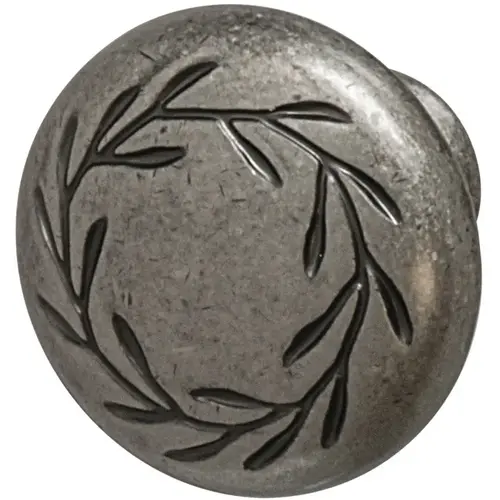 Knob, Natures Splendor, BP1581WN Zinc alloy, matt, Nickel plated, Height: 27 mm, Knob diameter: 33 mm Nickel plated, matt