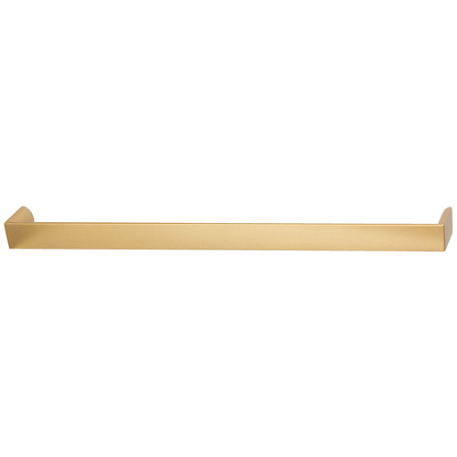 Appliance Handle, Zinc 320 328 x 30 mm Affinity Collection, matt gold, 320 mm CTC Gold colored, matt