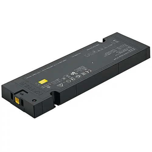 Hafele 833.95.002 Driver, Hafele Loox5, constant voltage 12 V -25-45 degree C 191 x 60 x 16 mm 0.89 0.89 3.33 A 40 W 0.12 W 0.12 W 184 g with efficiency factor correction, Voltage 12 V, output power: 40 W, with efficiency factor correction Black