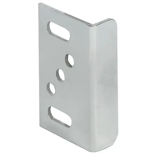 Strike Plate, Angled, with Adjustment Slots suitable for LL 100 LockerLock, Nickel-plated Nickel plated