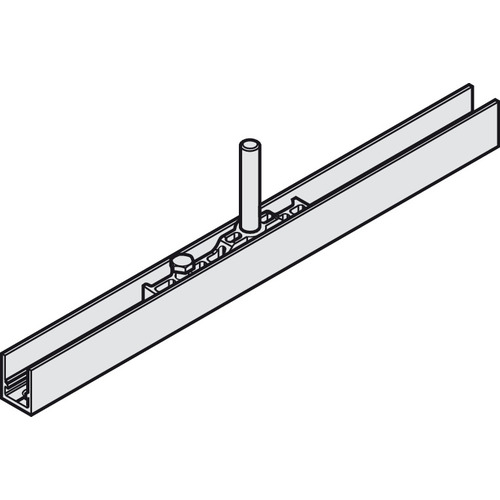 Carrier Profile, with Suspension Plates and M12 Hanger Bolt For Hawa Junior, for 1 door: 2 pieces