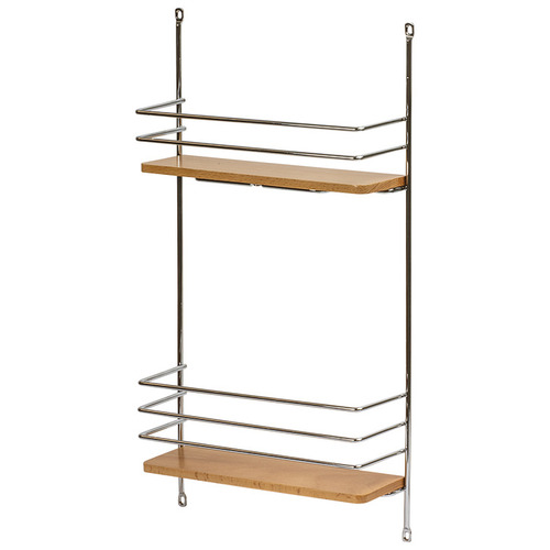 Door Rack, Cabinet Accessory Inset 18" 18" 11 1/4" For 18" inset door, W x H: 222 x 457 (11 1/4" x 18") Chrome