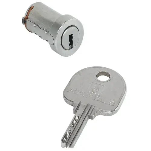 STW Pin-Tumbler Cylinder Removable Core, Keyed Alike SYMO 3000, Key change: 002 A Nickel plated