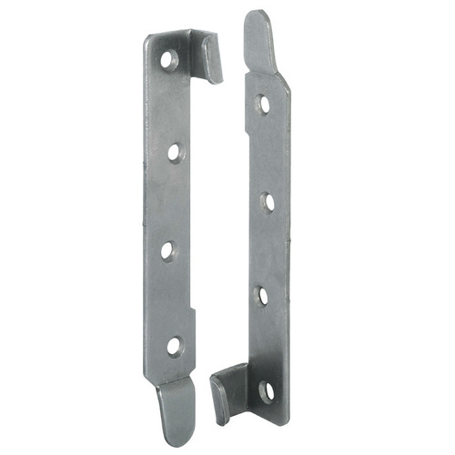 Hafele 271.05.915 Bed Connecting Bracket, Screw-Mounted 145 mm Steel, Length: 145 mm Zinc plated