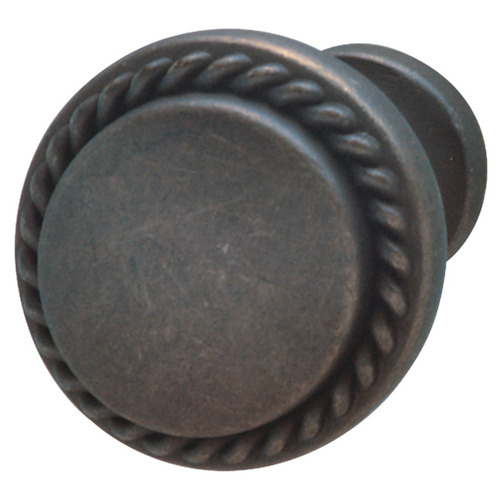 Knob, Zinc diameter 30 mm, Oil-rubbed bronze oil rubbed bronze, brushed