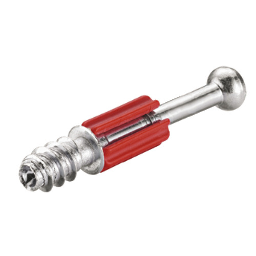 Connecting Bolt, S200, reduced play, System Minifix, for drill hole diameter: 5 mm 34 mm With bolt head diameter 6.5 mm, 34 mm drilling distance, unfinished blank