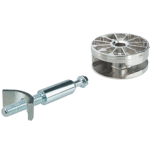 Countertop/Work Surface Connector, Maxifix 35 154.5 mm 75 - 84 mm Bolt length BL: 154.5 mm, drilling dimension B: 75-84 mm Bolt: Zinc plated Pressure plate: zinc plated, Housing: Bright bolt and pressure plate: Galvanized