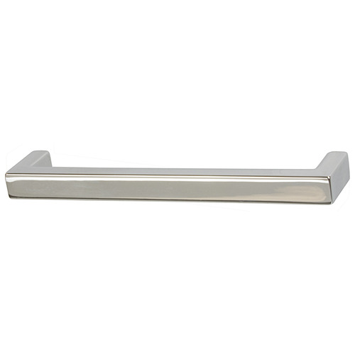 Handle, Zinc 128 136.5 x 27 mm TAG Hardware Modern Collection, polished chrome; 128 CTC Chrome plated, polished