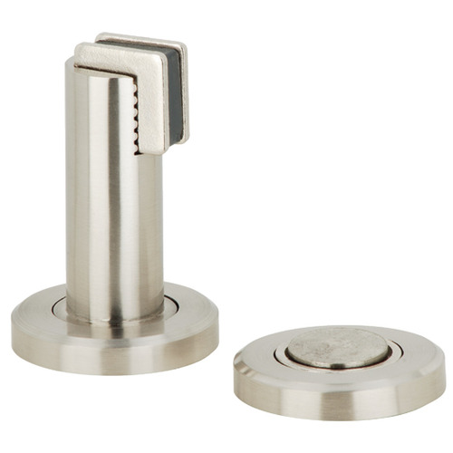 Hafele 938.23.000 Door stop, Magnetic, pull approx. 4 kg pull: Approx. 4 kg Stainless steel colored, matt, Nickel plated