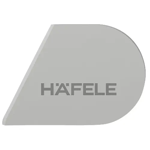 Free Flap H 1.5 Cover Cap, for Swing-Up Fitting For weight bearing capacity adjustment facility, Mounting: Right Gray