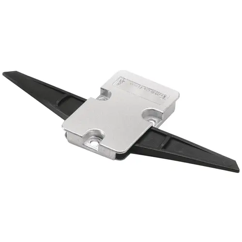 Hafele 237.43.310 Anti-Tip Snapper Mounts to side of cabinet Black, Unfinished