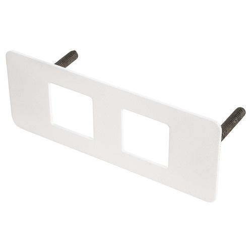 Face Plates, for Dock 1100, Flush Mount White White