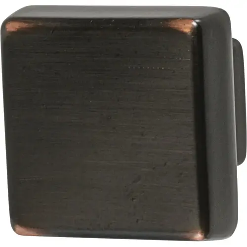 Knob, Blackrock, BP55271ORB 27 mm 30 x 30 mm Zinc alloy, oil rubbed bronze, Length: 30 mm, Width: 30 mm, Height: 27 mm oil rubbed bronze