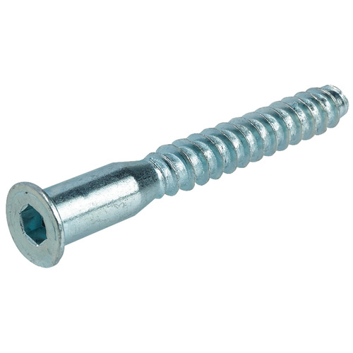 Countersunk Connector, Confirmat, Hex Socket, 3 mm 38 mm Steel, with hexagon socket SW3, Length: 40 mm Zinc plated