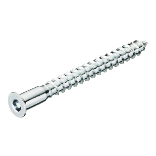 Countersunk Connector, Confirmat, Hex Socket, 3 mm 50 mm Steel, with hexagon socket SW3, Length: 50 mm Zinc plated