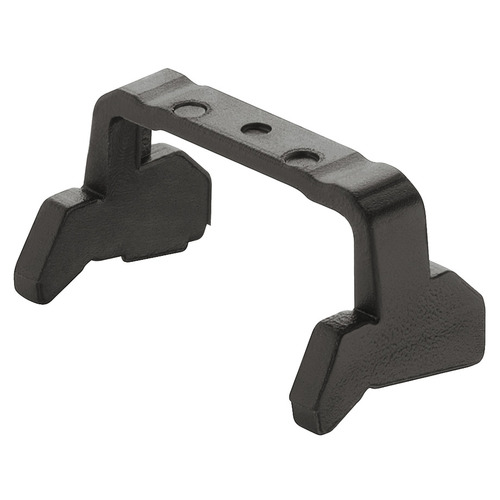 Opening angle restraint, For Tiomos concealed hinge Plastic 85 degree Tiomos M9, M0 and Mirro 90 degree , for use with Tiomos M9, M0 and Mirro, Plastic, gray Black