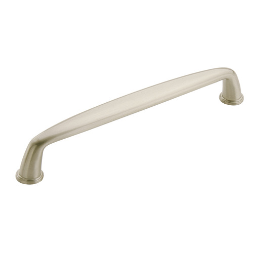 Handle, Zinc 160 178 x 32 mm Amerock Kane Collection, satin nickel, 160 mm CTC Nickel plated, satin-finish