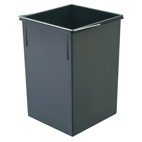 Hafele 502.51.915 15 Liter Replacement Waste Bin, for Hailo Easy Cargo 30 Plastic, graphite gray, dim.: 220 x 220 x 350 mm Graphite gray