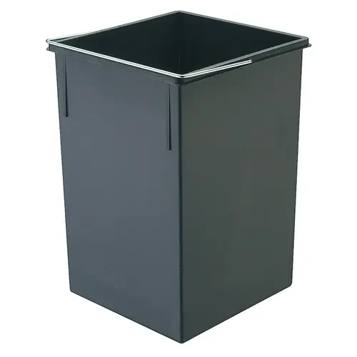 Hafele 502.51.915 15 Liter Replacement Waste Bin, for Hailo Easy Cargo 30 Plastic, graphite gray, dim.: 220 x 220 x 350 mm Graphite gray