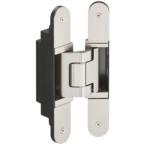 Concealed Hinge, TECTUS TE 540 3D A8 125 3D adjustable, size 200 mm, Satin nickel look satin-finish, Nickel plated