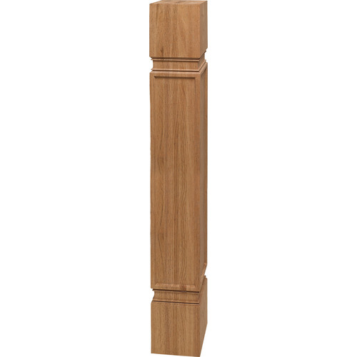 Wood Post, 40 1/2" x 5 1/2" x 5 1/2" (H x W x D) Oak Arcadian Collection, Oak